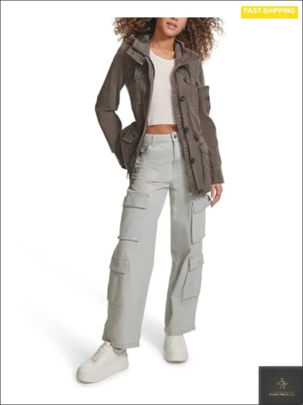 Levi's Women's Lightweight Cotton Military Jacket